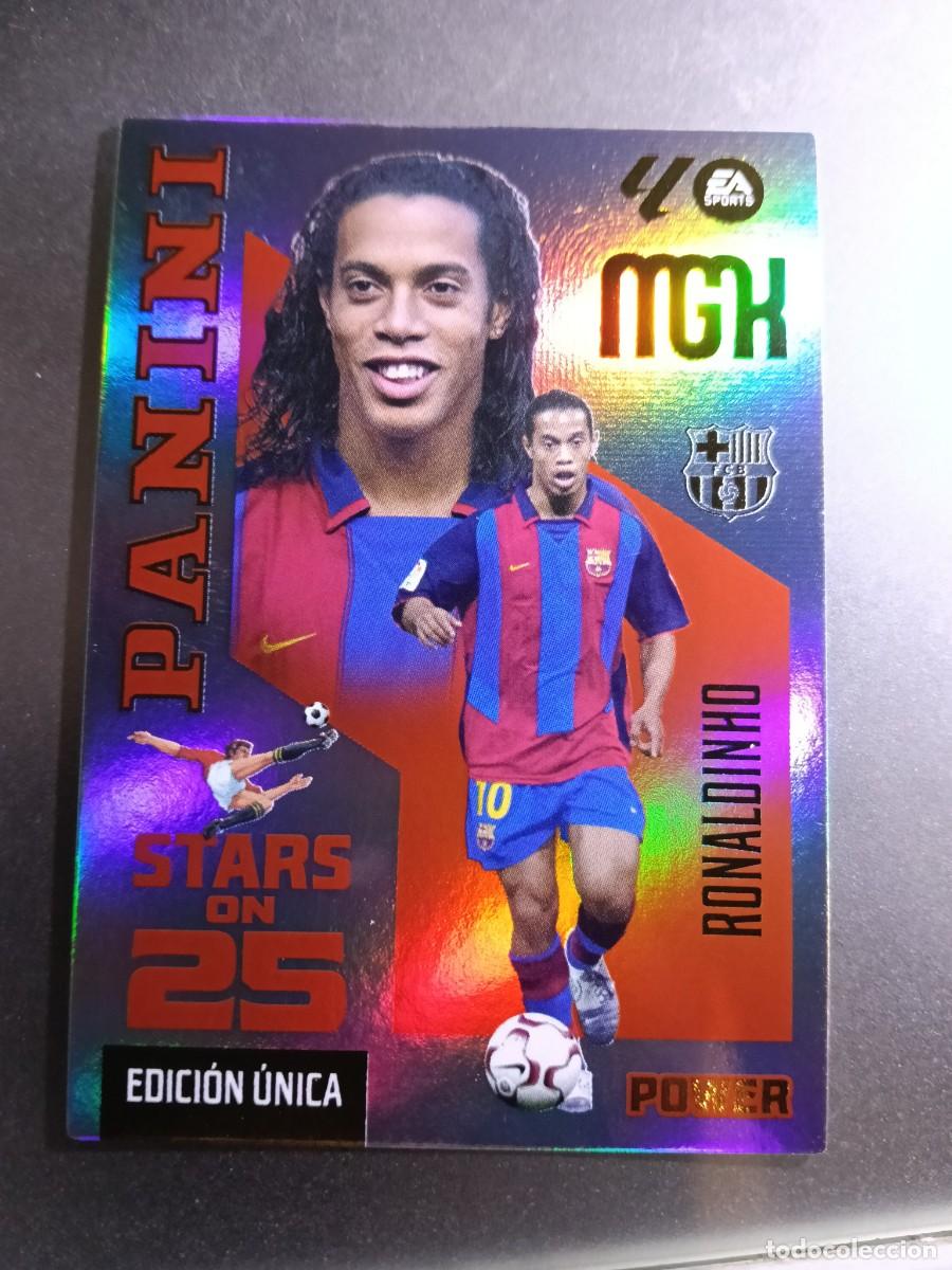 Collezionismo Figurine antiche: MEGACRACKS RONALDINHO STARS ON 25 POWER 436P BARCELONA EDICION UNICA LIGA 2026 2027 26 27 MGK PANINI