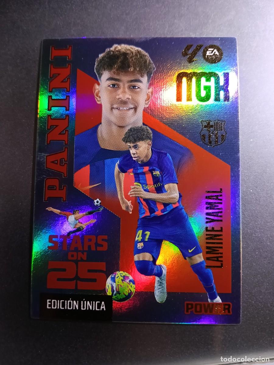 Coleccionismo cromos antiguos: MEGACRACKS LAMINE YAMAL STARS ON 25 POWER 449P BARCELONA EDICION UNICA 2026 2027 26 27 MGK PANINI