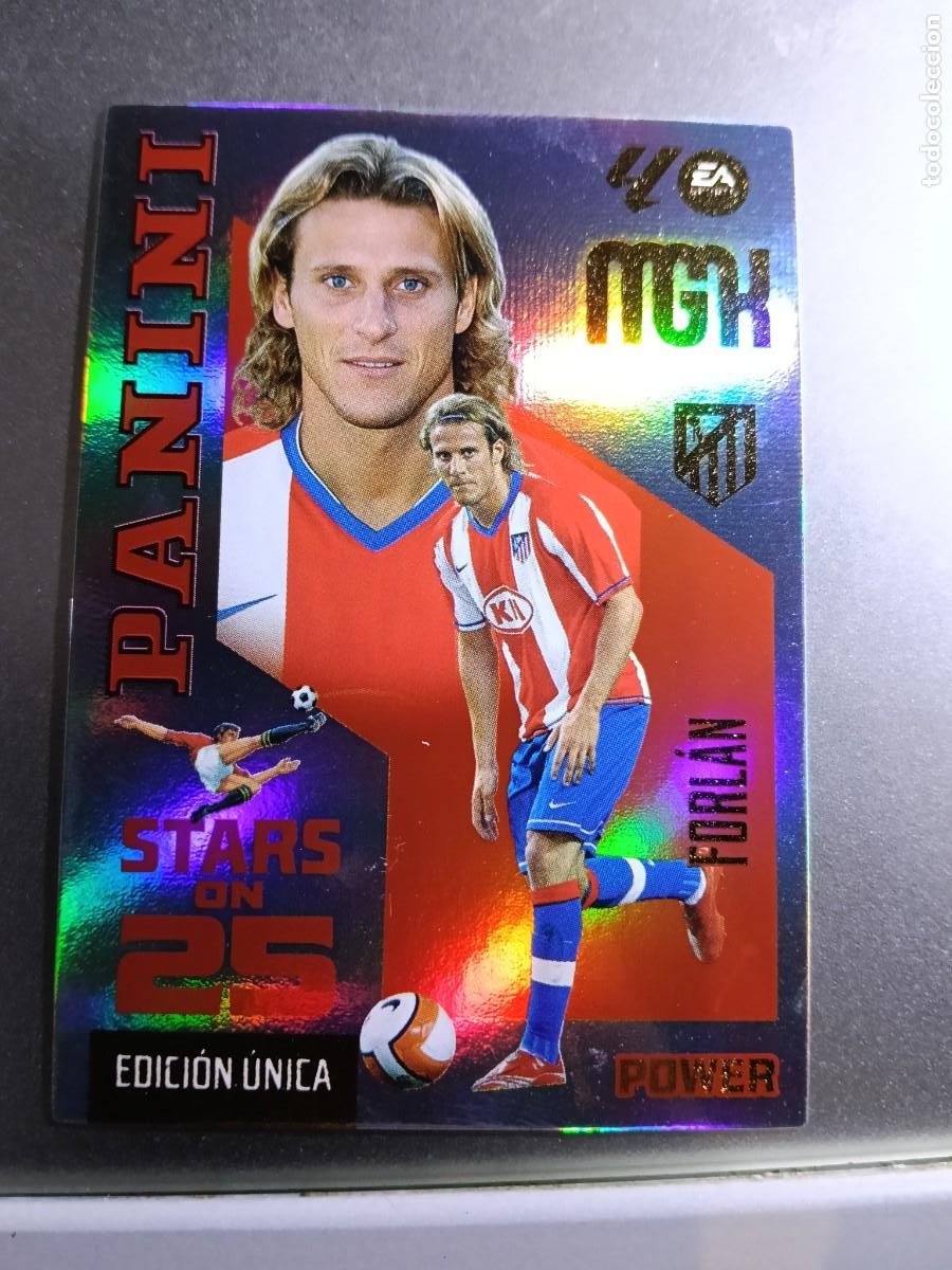 Collezionismo Figurine antiche: MEGACRACKS FORLAN STARS ON 25 POWER 439P ATL&Eacute;TICO DE MADRID EDICION UNICA 2026 2027 26 27 MGK PANINI