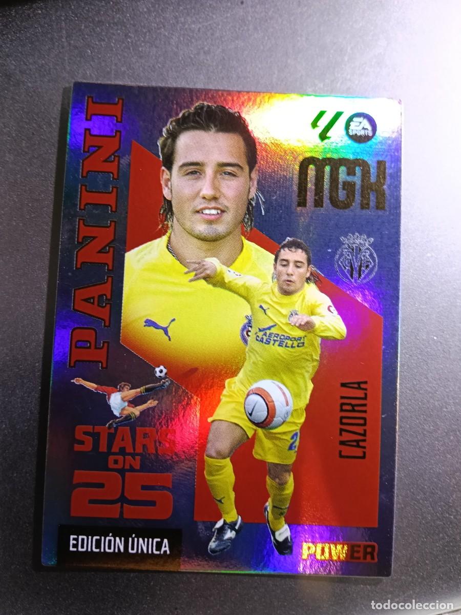Coleccionismo cromos antiguos: MEGACRACKS CAZORLA STAR ON 25 POWER 438P VILLARREAL EDICION UNICA LIGA 2026 2027 26 27 MGK PANINI
