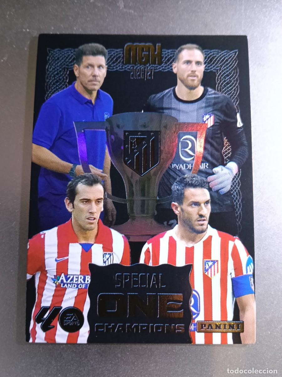Collezionismo Figurine antiche: MEGACRACKS SPECIAL ONE CHAMPIONS ATLETICO DE MADRID OBLAK SIMEONE LIGA 2026 2027 26 27 MGK PANINI