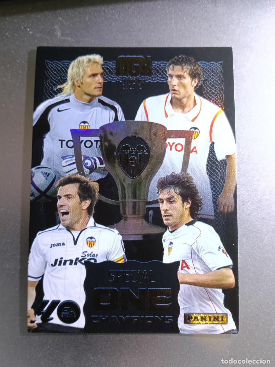 Colecionismo Cromos antigos: MEGACRACKS SPECIAL ONE CHAMPIONS VALENCIA AIMAR ALBELDA CA&Ntilde;IZARES LIGA 2026 2027 26 27 MGK PANINI