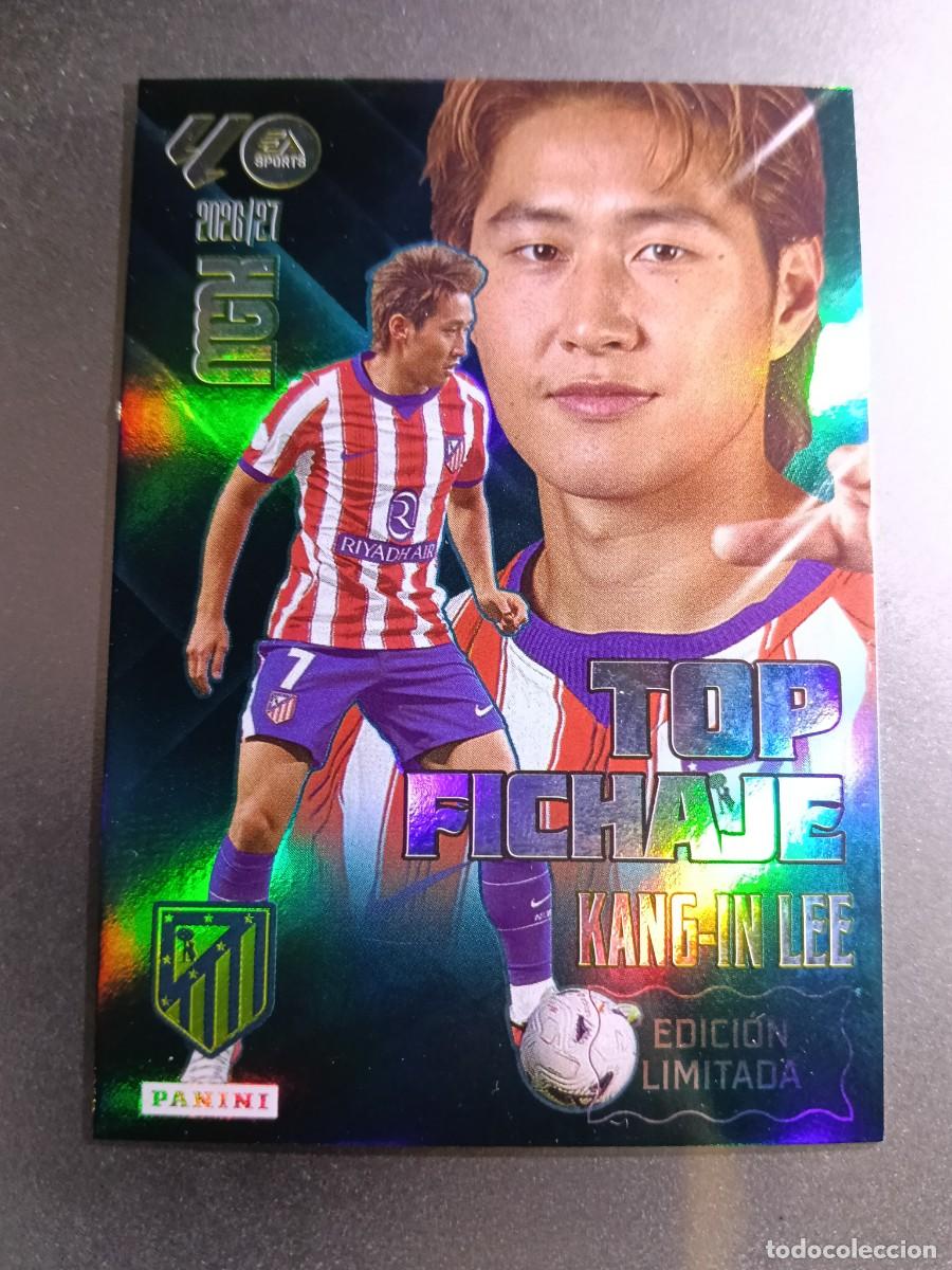 Colecionismo Cromos antigos: MEGACRACKS KANG-IN LEE TOP FICHAJE ATL&Eacute;TICO MADRID EDICION LIMITADA LIGA 2026 2027 26 27 MGK PANINI