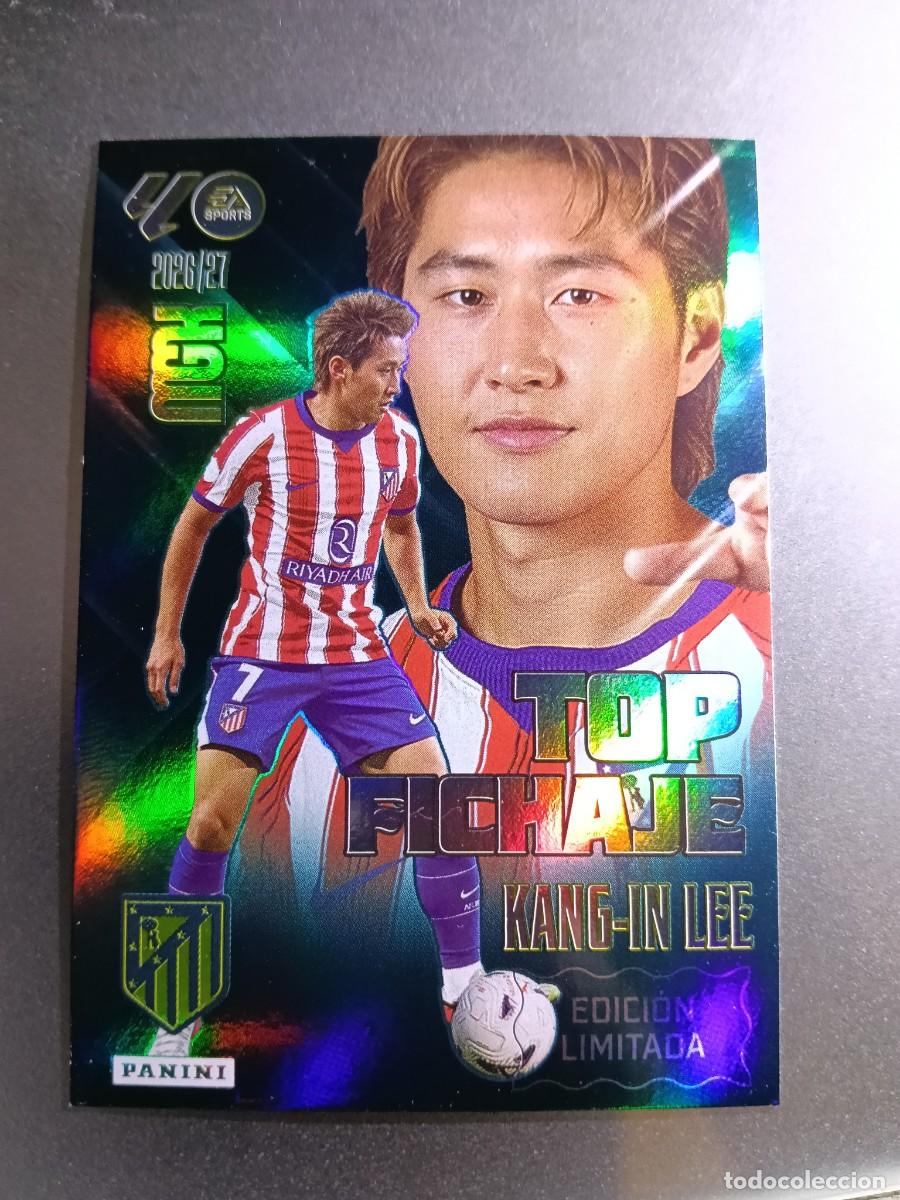 Colecionismo Cromos antigos: MEGACRACKS KANG-IN LEE TOP FICHAJE ATL&Eacute;TICO MADRID EDICION LIMITADA LIGA 2026 2027 26 27 MGK PANINI