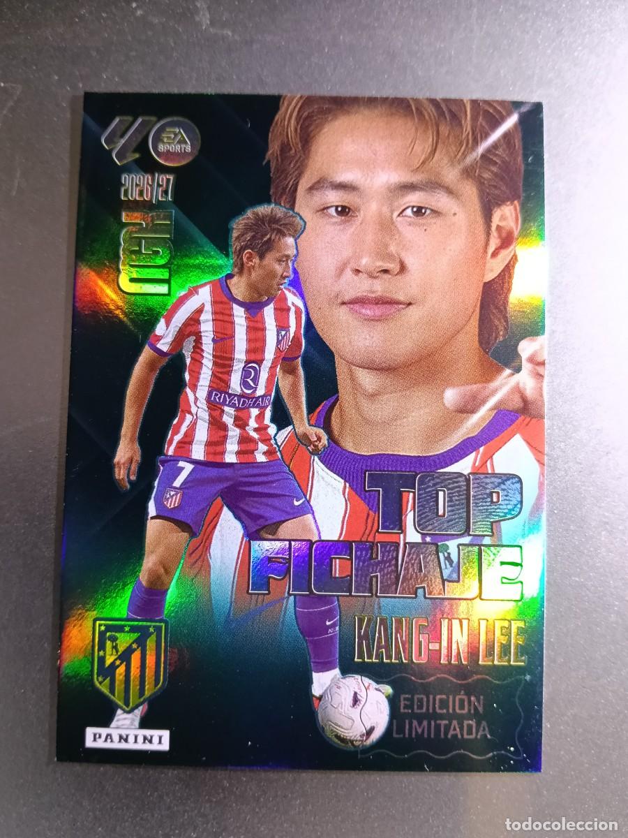 Colecionismo Cromos antigos: MEGACRACKS KANG-IN LEE TOP FICHAJE ATL&Eacute;TICO MADRID EDICION LIMITADA LIGA 2026 2027 26 27 MGK PANINI