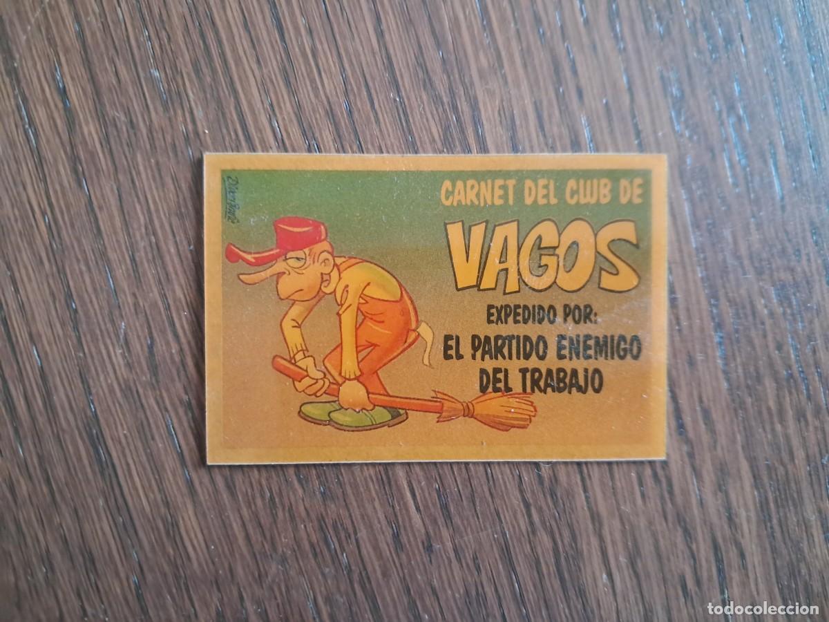 Coleccionismo cromos antiguos: cromo adhesivo de bollycao, bolly-carnet, carnet del club de vagos. sin pegar.