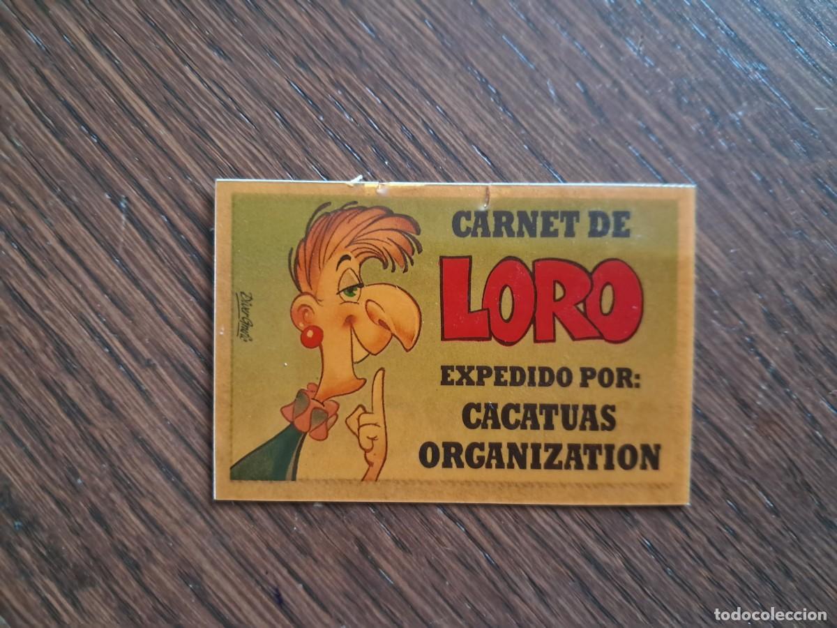 Coleccionismo cromos antiguos: cromo adhesivo de bollycao, bolly-carnet, carnet de loro. sin pegar.