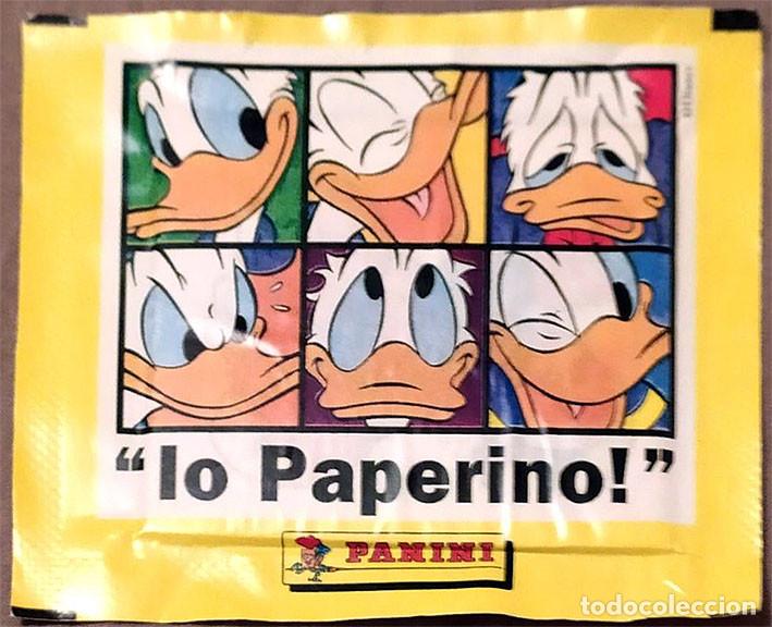 Coleccionismo cromos antiguos: SOBRE DE CROMOS ALBUM ASI ES DONALD! DE PANINI (SIN ABRIR)