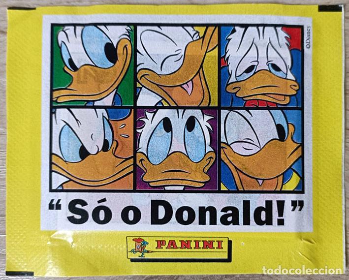 Coleccionismo cromos antiguos: SOBRE DE CROMOS ALBUM ASI ES DONALD! DE PANINI (SIN ABRIR)