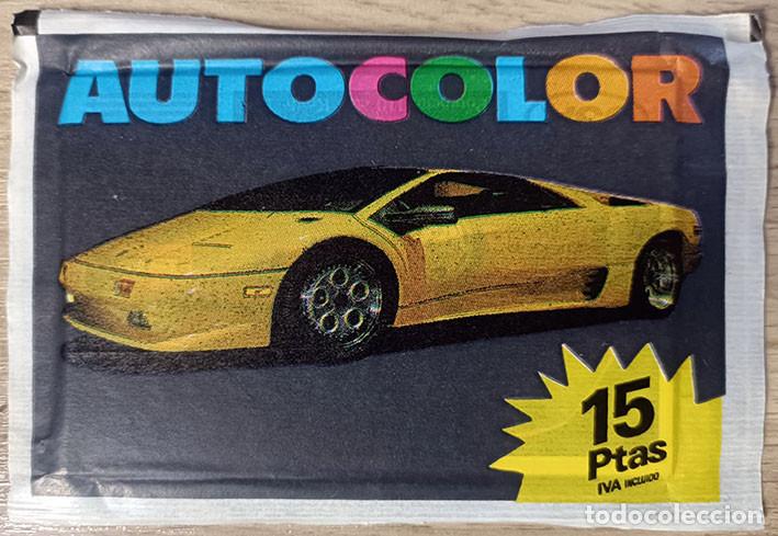 Coleccionismo cromos antiguos: SOBRE DE CROMOS ALBUM AUTOCOLOR DE COMICROMO (SIN ABRIR)