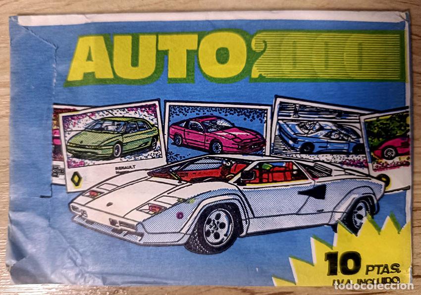 Coleccionismo cromos antiguos: SOBRE DE CROMOS ALBUM AUTO 2000 DE COMICROMO (SIN ABRIR)