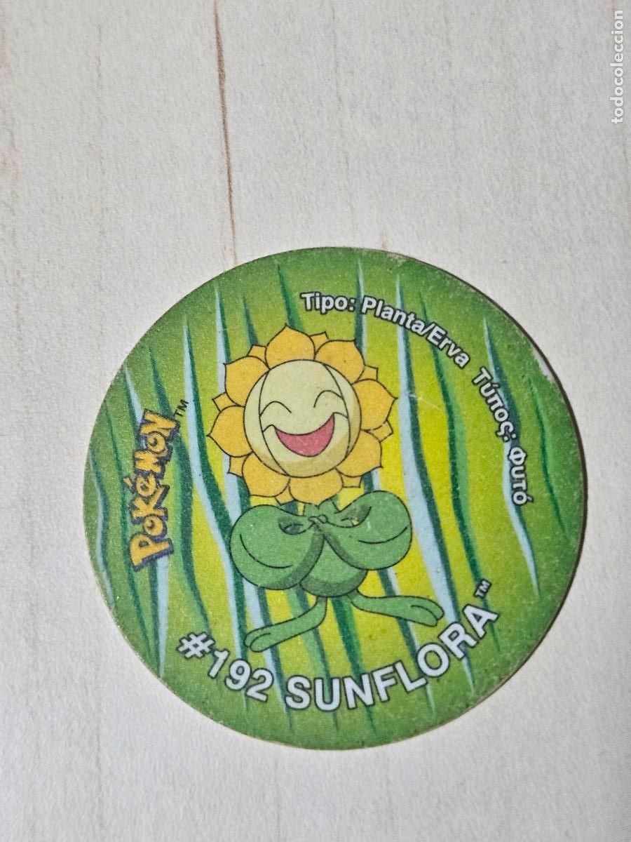 Coleccionismo cromos antiguos: TAZO 192 SUNFLORA - POKEMON 3 TAZOS