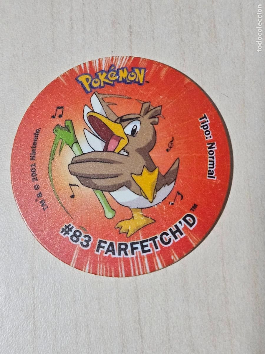 Coleccionismo cromos antiguos: TAZO 83 FARFETCHD - POKEMON ATTACK TAZOS - Foto 1