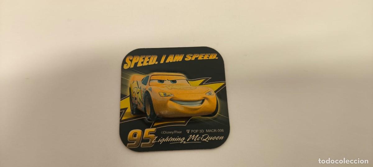 Coleccionismo cromos antiguos: CROMO STAK , CARS POP 3D IMAN DISNEY , CON RELIEVE , MUY RARO