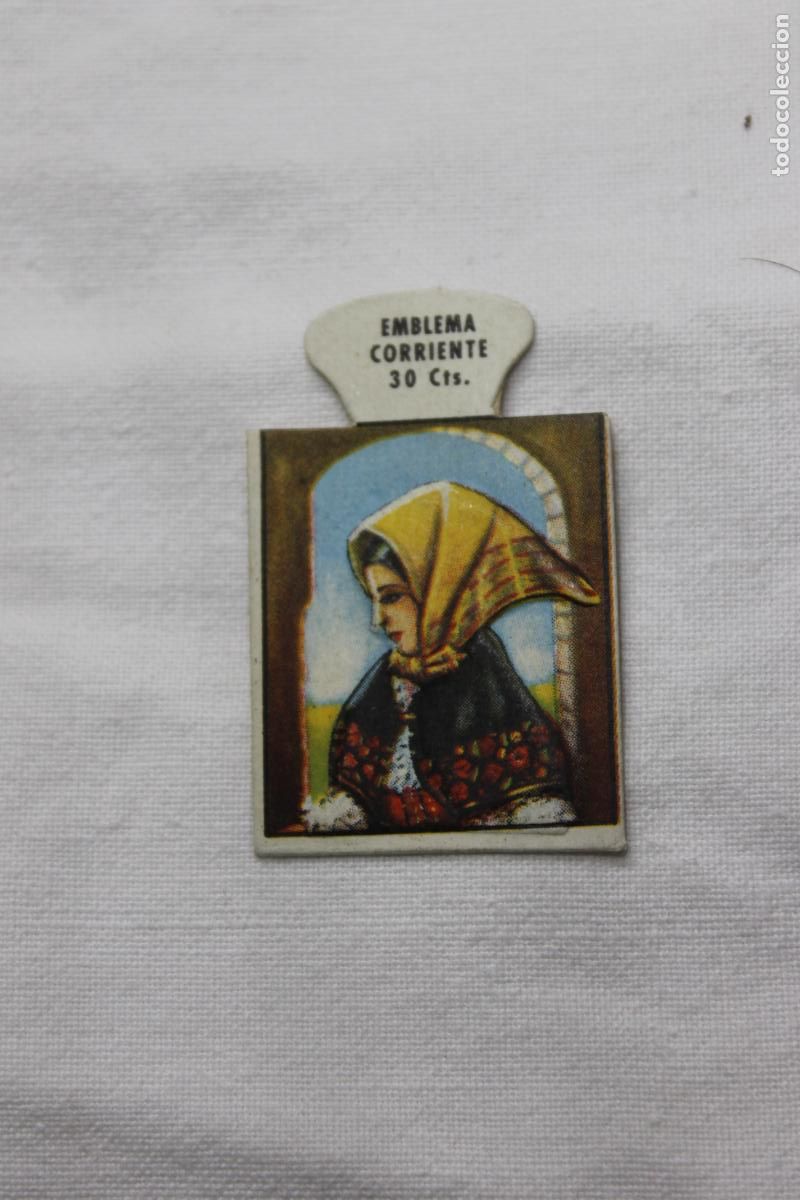 Coleccionismo cromos antiguos: EMBLEMA AUXILIO SOCIAL TOLEDO LAGARTERANA N&ordm; 5