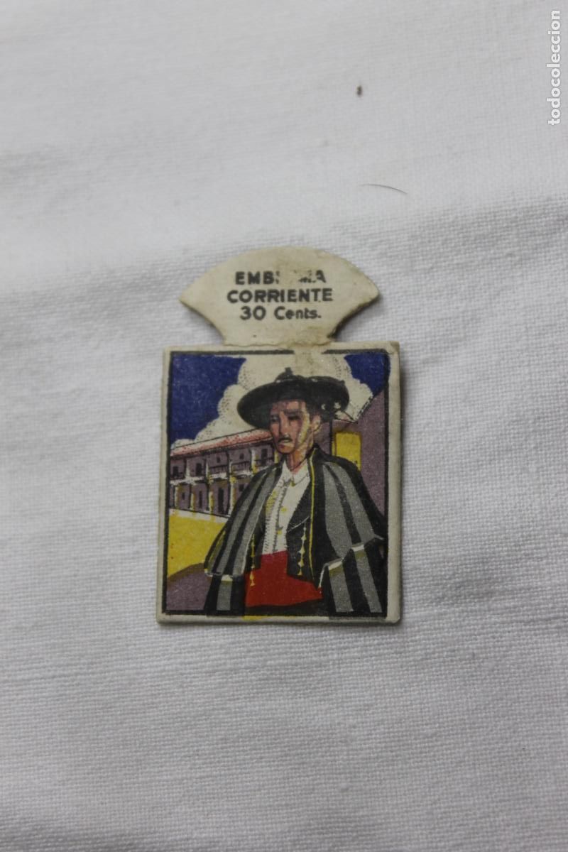 Coleccionismo cromos antiguos: EMBLEMA AUXILIO SOCIAL ALCALDE DE TUREGANO N&ordm; 1
