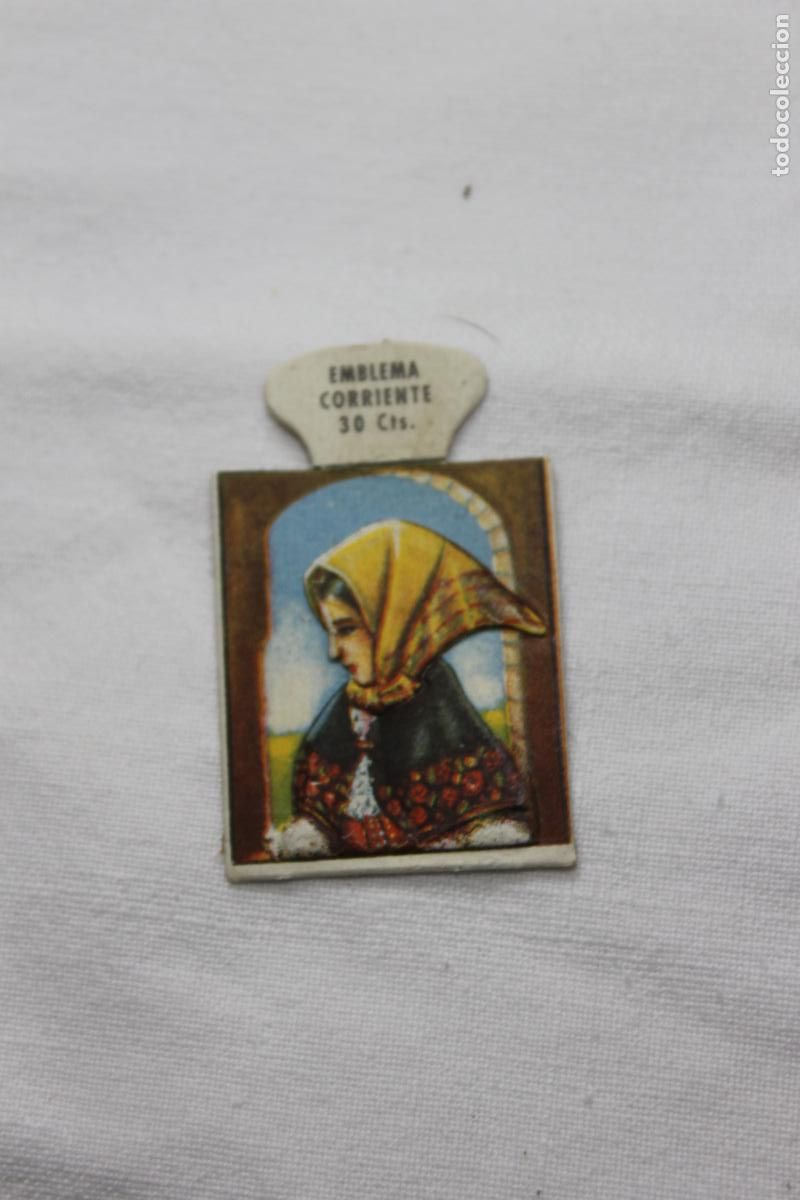 Coleccionismo cromos antiguos: EMBLEMA AUXILIO SOCIAL TOLEDO LAGARTERANA N&ordm; 5