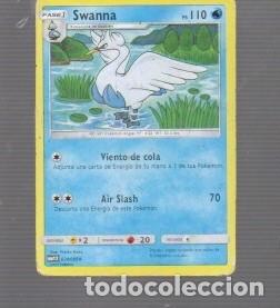 Coleccionismo cromos antiguos: CROMO DE POK&Eacute;MON DE FASE 1 SWANNA PS 110 SM12 024/095 U A&Ntilde;O 2019