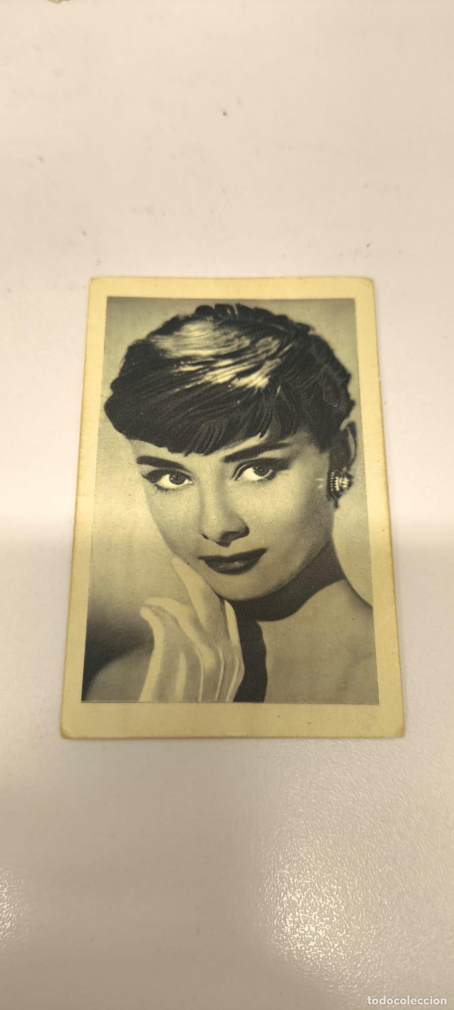 Coleccionismo cromos antiguos: CROMO N&ordm; 35 ESTRELLAS DE LA PANTALLA , ED RUIZ ROMERO , NUNCA PEGADO , AUDREY HEPBURN