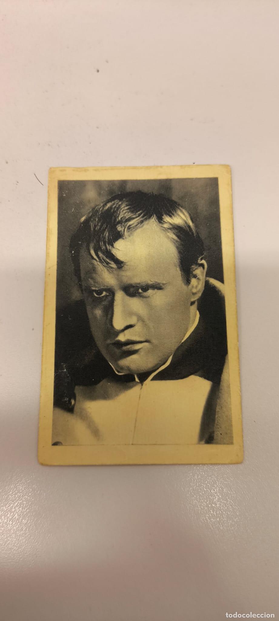 Coleccionismo cromos antiguos: CROMO N&ordm; 2 ESTRELLAS DE LA PANTALLA , ED RUIZ ROMERO , NUNCA PEGADO , MARLON BRANDO