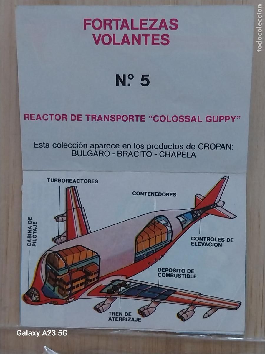Coleccionismo cromos antiguos: CROPAN MEGATON EL MUNDO QUE NO VES CROMO 5 REACTOR GUPPY RECUPERADO ORIGINAL