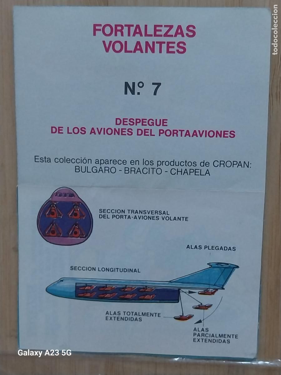 Coleccionismo cromos antiguos: CROPAN MEGATON EL MUNDO QUE NO VES CROMO 7 PORTAAVIONES DESPEGUE RECUPERADO ORIGINAL
