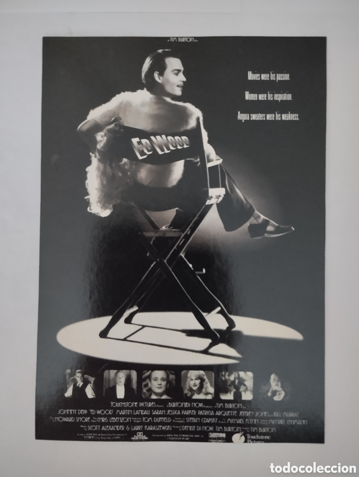 Coleccionismo cromos antiguos: Minificha N1273 Ed Wood - 1995 - V.O.