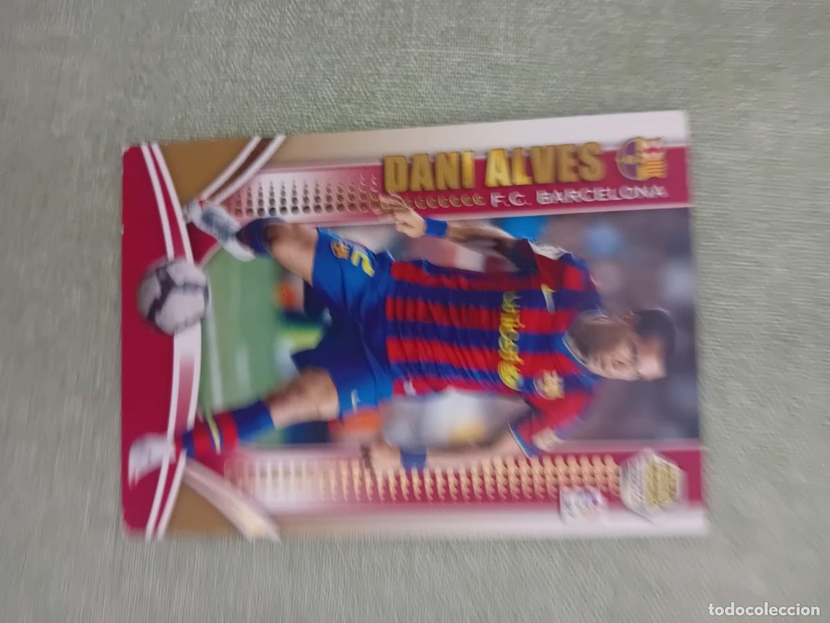 Coleccionismo cromos antiguos: Dani Alves 57 Serie Oro FC Barcelona Megacracks 09/10