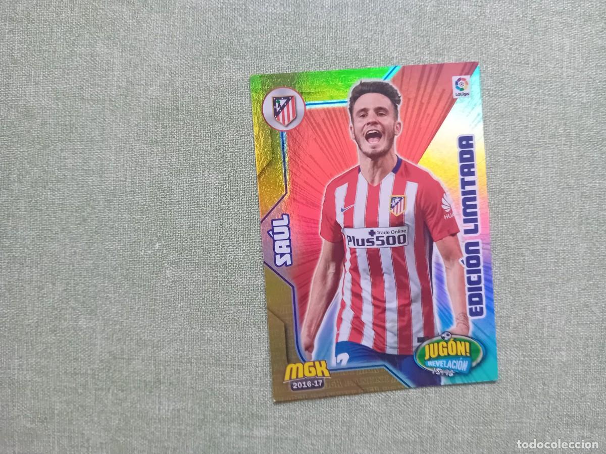 Coleccionismo cromos antiguos: Sa&uacute;l Edici&oacute;n Limitada Jug&oacute;n Revelaci&oacute;n Megacracks 16-17 70 B Atl&eacute;tico de Madrid