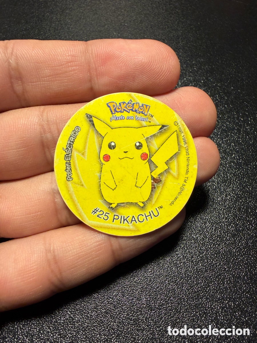 Coleccionismo cromos antiguos: POK&Eacute;MON TAZO - TAZO N&ordm;10 - #25 PIKACHU - MATUTANO