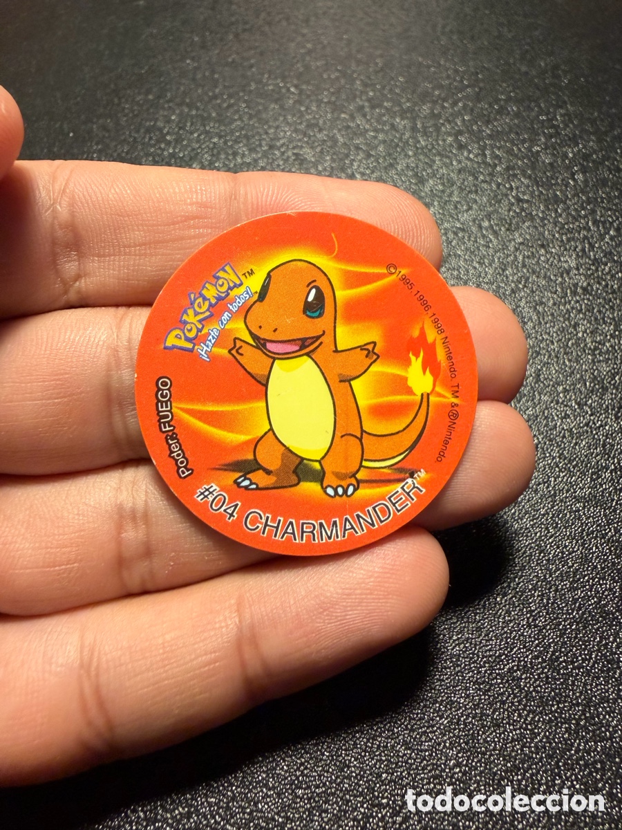 Coleccionismo cromos antiguos: POK&Eacute;MON TAZO - TAZO N&ordm;2 - #04 CHARMANDER - MATUTANO