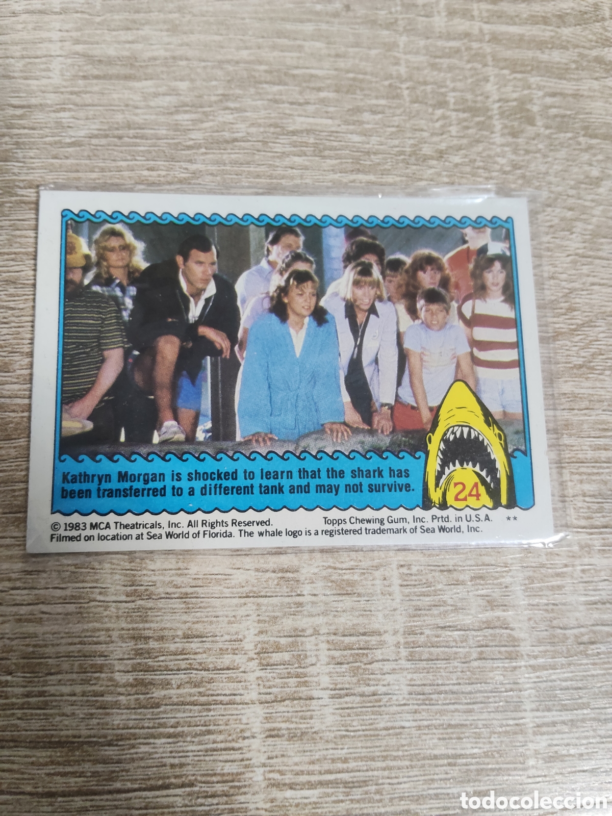 Collezionismo Figurine antiche: Topps Chewing Gum 1983 card 24 tibur&oacute;n 3d