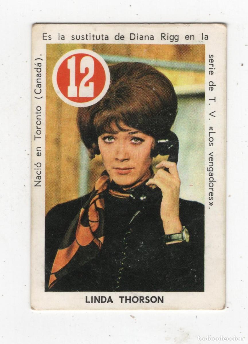 Coleccionismo cromos antiguos: CROMO / CARTA FHER LINDA THORSON ASES Y ESTRELLAS A&Ntilde;O 1969 IMAGEN DOS CARAS
