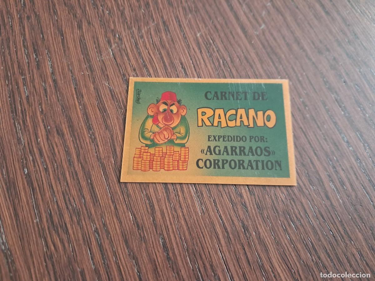 Coleccionismo cromos antiguos: cromo adhesivo de bollycao, bolly-carnet, carnet de r&aacute;cano. sin pegar.