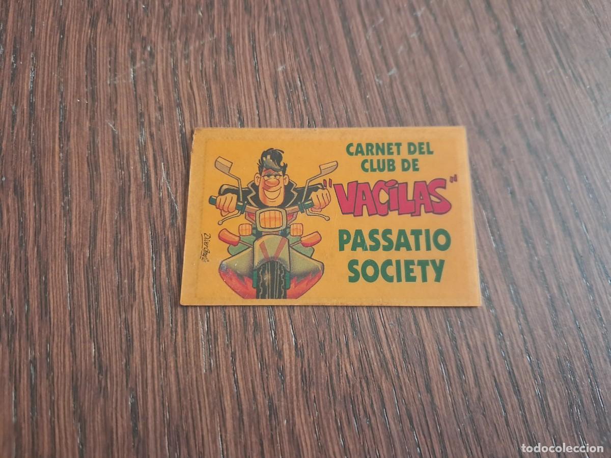 Coleccionismo cromos antiguos: cromo adhesivo de bollycao, bolly-carnet, carnet del club de vacilas. sin pegar.