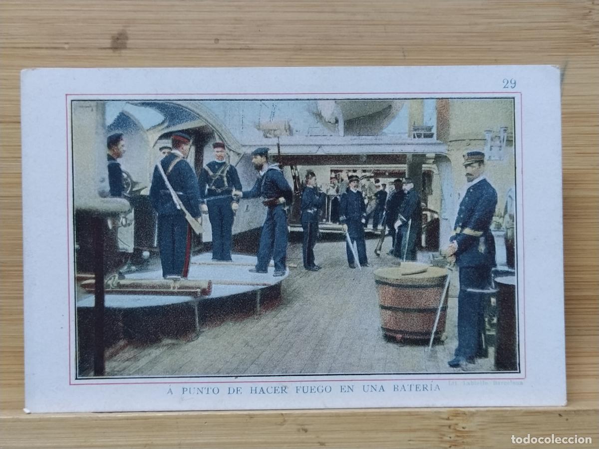 Sammeln alte Sammelbilder: MILITAR - SOLDADOS -A PUNTO DE HACER FUEGO...- CROMO ANTIGUO - KIOSKO EL SOL (BARCELONA) -(116.995)