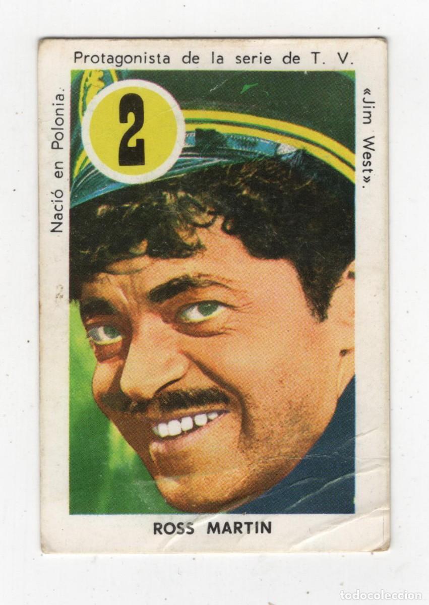 Coleccionismo cromos antiguos: CROMO / CARTA FHER ROS MARTIN &rdquo;JIM WEST&rdquo; ASES Y ESTRELLAS A&Ntilde;O 1969 IMAGEN DOS CARAS
