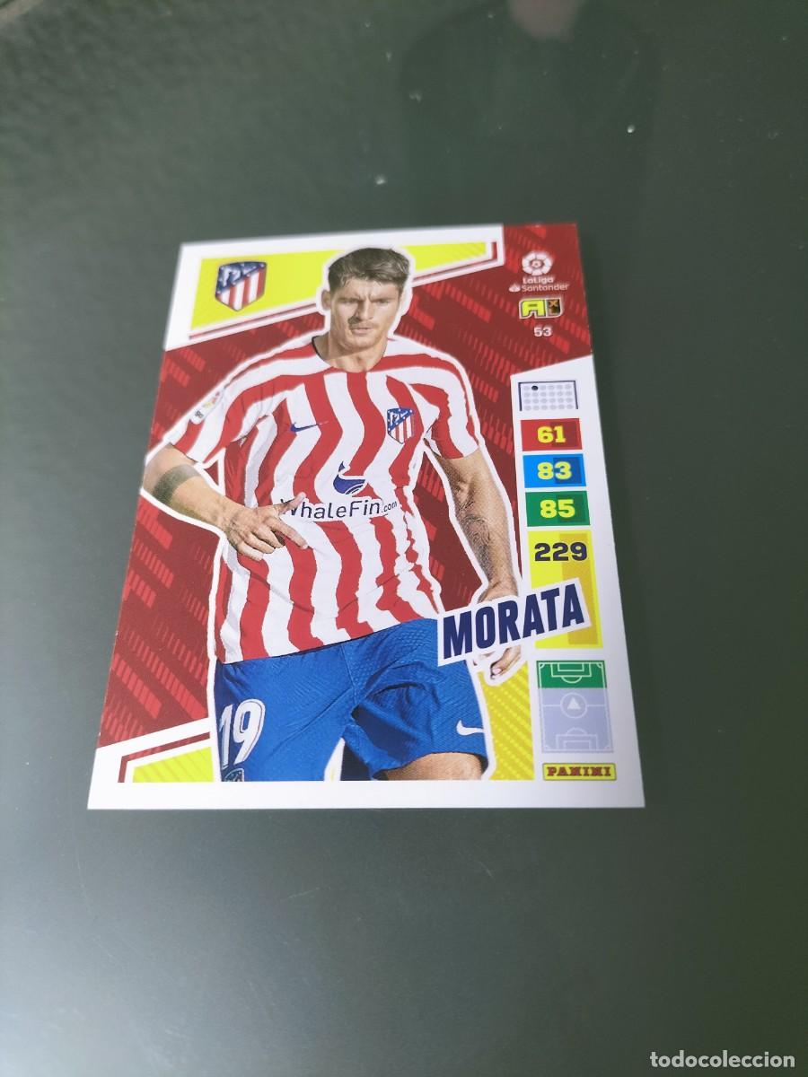 Coleccionismo cromos antiguos: 1 CROMO FICHA PANINI ADRENALYN 2022-2023 22-23 ATLETICO MADRID 53 MORATA