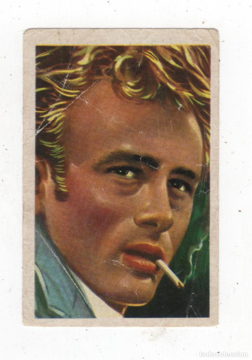 Coleccionismo cromos antiguos: JAMES DEAN CROMO N&ordm; 61 ALBUM 25 A&Ntilde;OS DE VIDA MUNDIAL CHOCOLATES SIMON A&Ntilde;OS 60 IMAGEN DOS CARAS