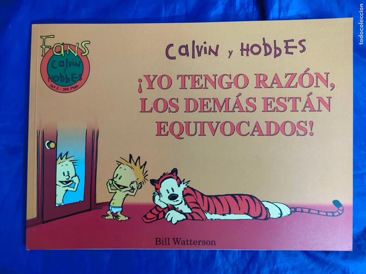Coleccionismo cromos antiguos: FANS CALVIN HOBBES EDICIONES B #2 MUY BUEN ESTADO CPB