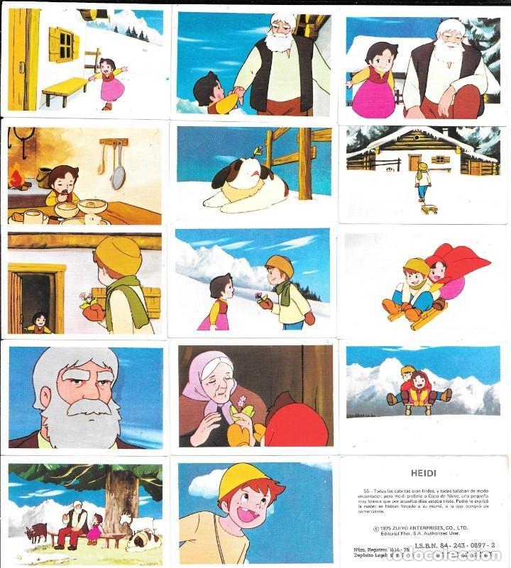 Coleccionismo cromos antiguos: PEDIDO 3 CROMOS NAVARRA HEIDI 1975