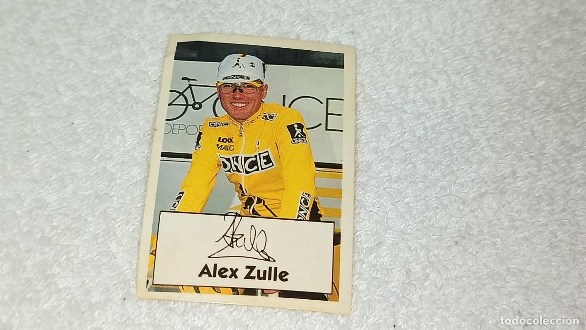 Coleccionismo cromos antiguos: BIMBO BIMBOCAO : ANTIGUO CROMO N&ordm; 1 LA VUELTA CICLISTA DE BIMBO - ALEX ZULLE - A&Ntilde;OS 90 SIN PEGAR
