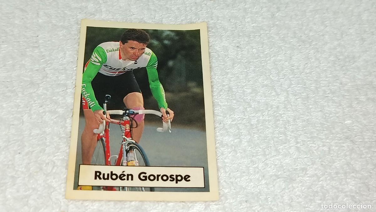 Coleccionismo cromos antiguos: BIMBO BIMBOCAO : ANTIGUO CROMO N&ordm; 45 LA VUELTA CICLISTA DE BIMBO - RUBEN GOROSPE - A&Ntilde;OS 90 SIN PEGAR