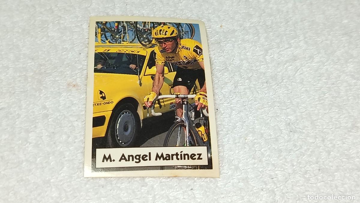 Coleccionismo cromos antiguos: BIMBO BIMBOCAO : ANTIGUO CROMO N&ordm; 5 LA VUELTA CICLISTA DE BIMBO M. ANGEL MARTINEZ A&Ntilde;OS 90 SIN PEGAR