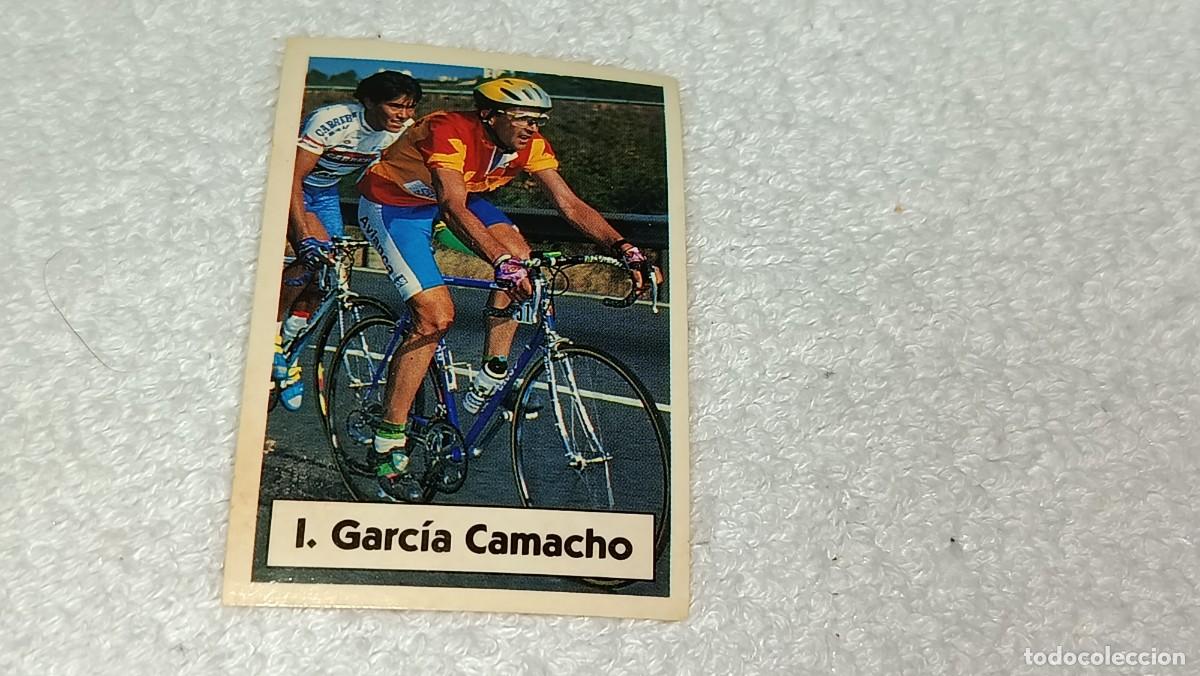 Coleccionismo cromos antiguos: BIMBO BIMBOCAO : ANTIGUO CROMO N&ordm; 52 LA VUELTA CICLISTA DE BIMBO I. GARCIA CAMACHO A&Ntilde;OS 90 SIN PEGAR