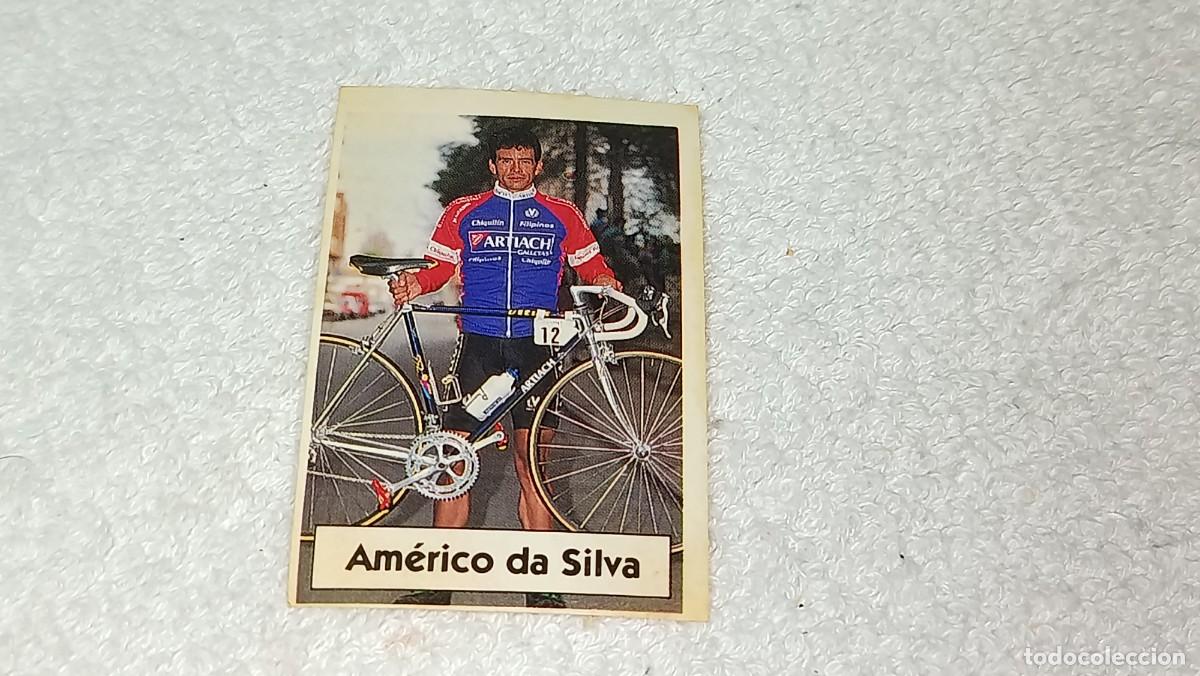 Coleccionismo cromos antiguos: BIMBO BIMBOCAO : ANTIGUO CROMO N&ordm; 18 LA VUELTA CICLISTA DE BIMBO AMERICO DA SILVA A&Ntilde;OS 90 SIN PEGAR