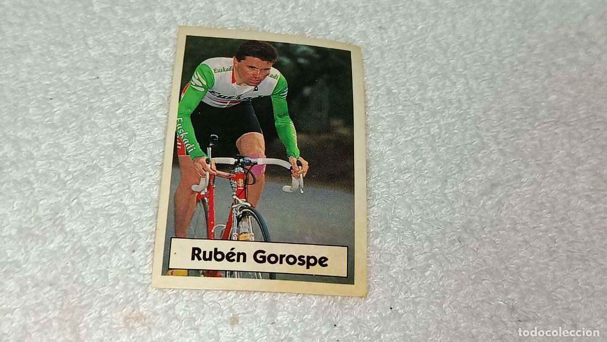 Coleccionismo cromos antiguos: BIMBO BIMBOCAO : ANTIGUO CROMO N&ordm; 45 LA VUELTA CICLISTA DE BIMBO - RUBEN GOROSPE - A&Ntilde;OS 90 SIN PEGAR