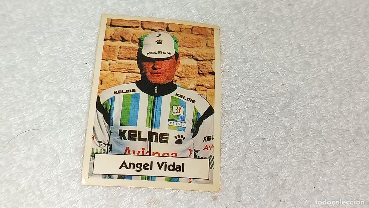Coleccionismo cromos antiguos: BIMBO BIMBOCAO : ANTIGUO CROMO N&ordm; 59 LA VUELTA CICLISTA DE BIMBO - MARCOS SERRANO A&Ntilde;OS 90 SIN PEGAR