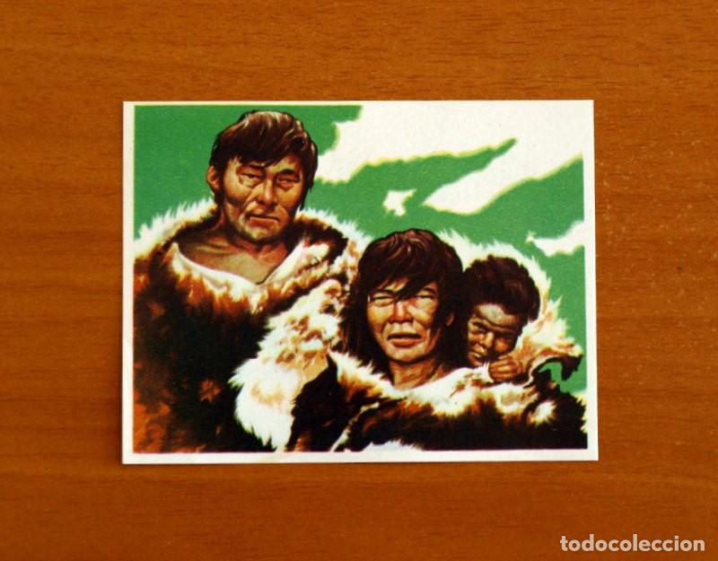 Coleccionismo cromos antiguos: Am&eacute;rica y sus Habitantes - N&ordm; 72 Indios Onas - Editorial Maga A&ntilde;o 1968 - Cromo Nunca Pegado