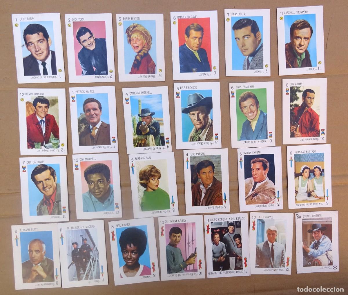Coleccionismo cromos antiguos: TELE BANCO CANCION CROMOS-CARTAS FONDO ROJO LOTE